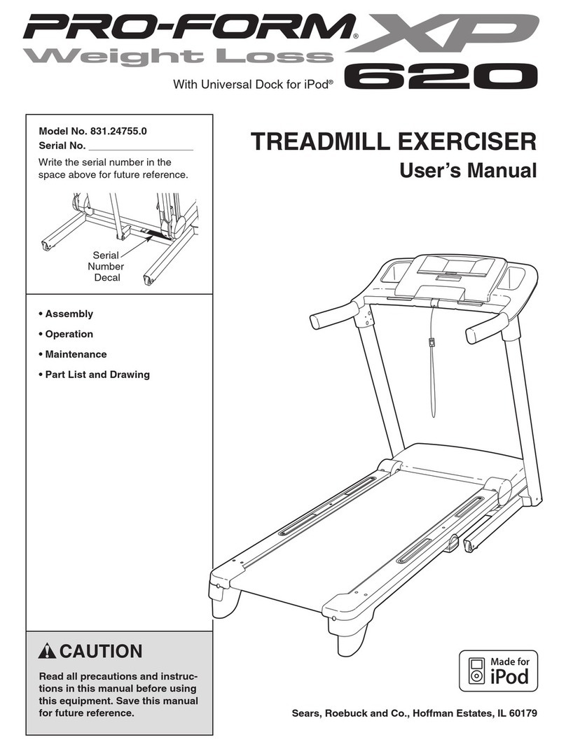 Pro-Form 831.24755.0 User manual