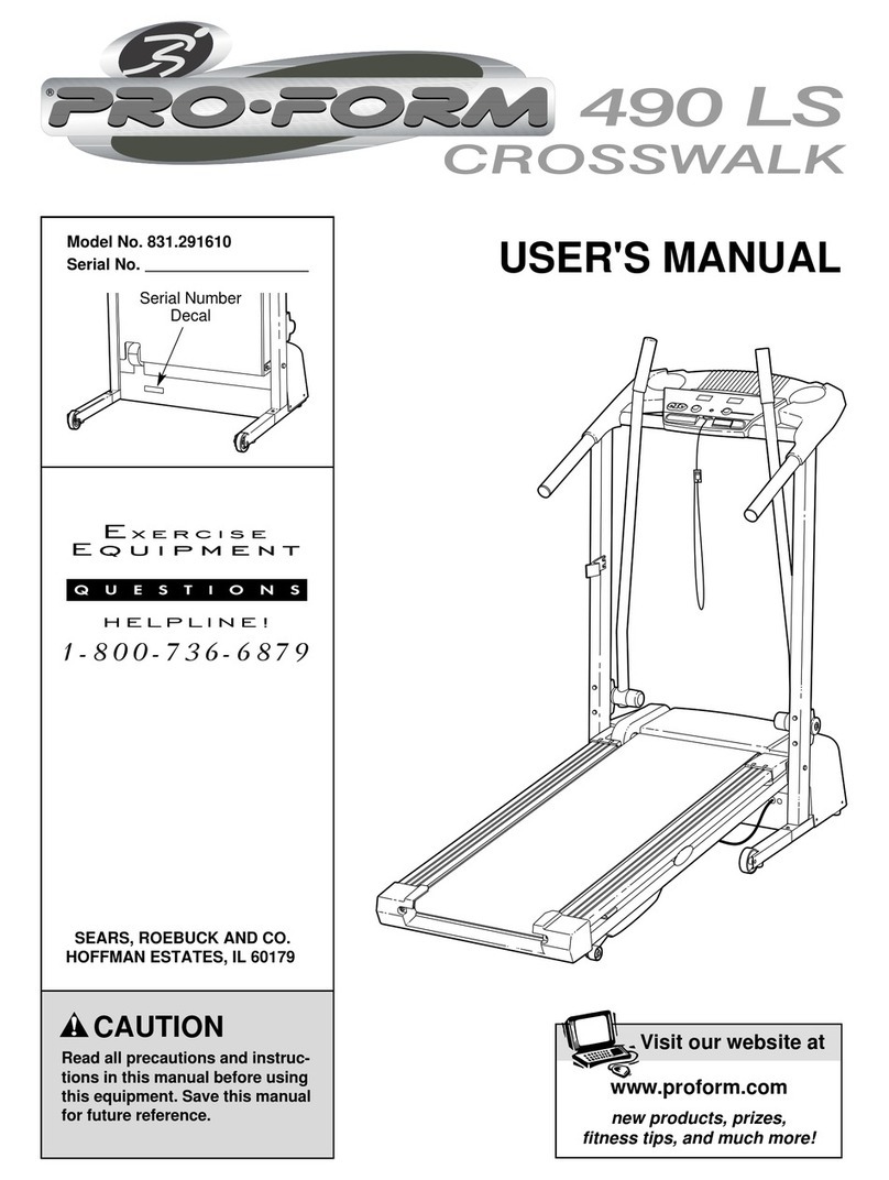 Pro-Form 831.291610 User manual Pro-Form 831.291610 User manual