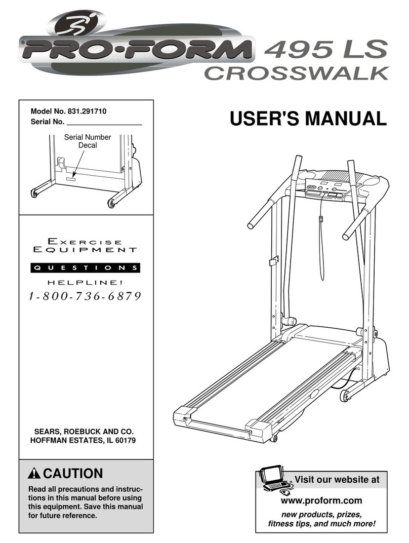 Pro-Form 831.291710 user manual