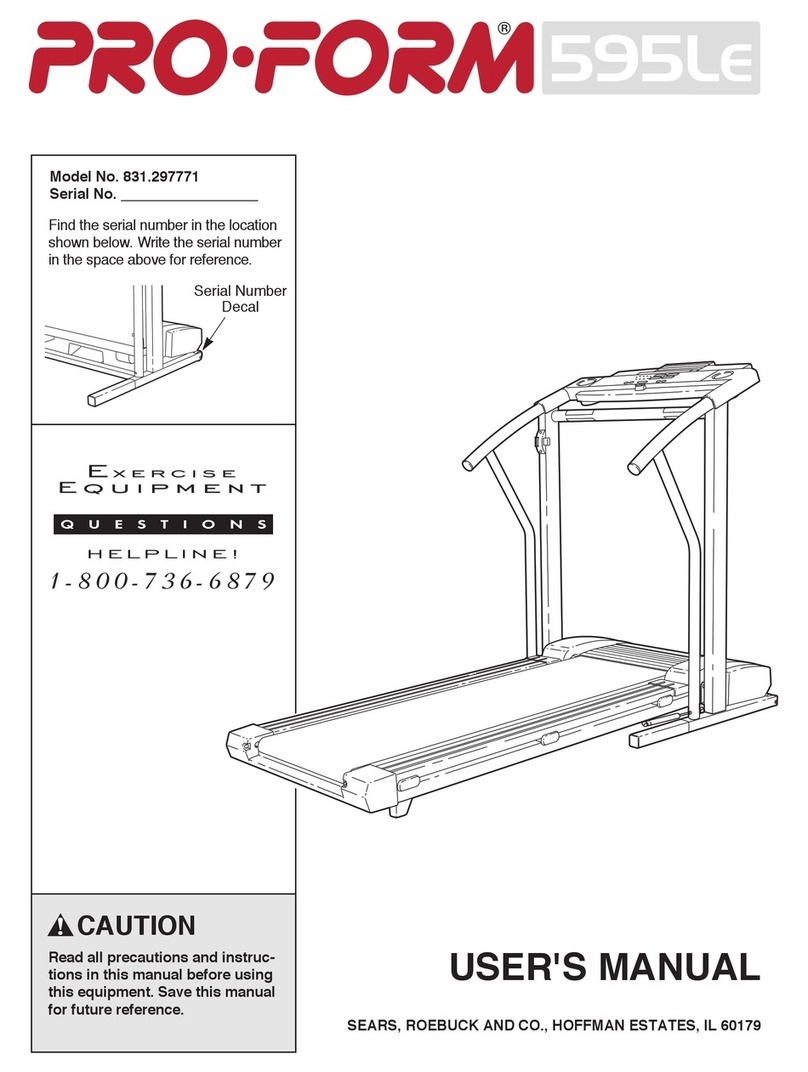 Pro-Form 831.297771 User manual