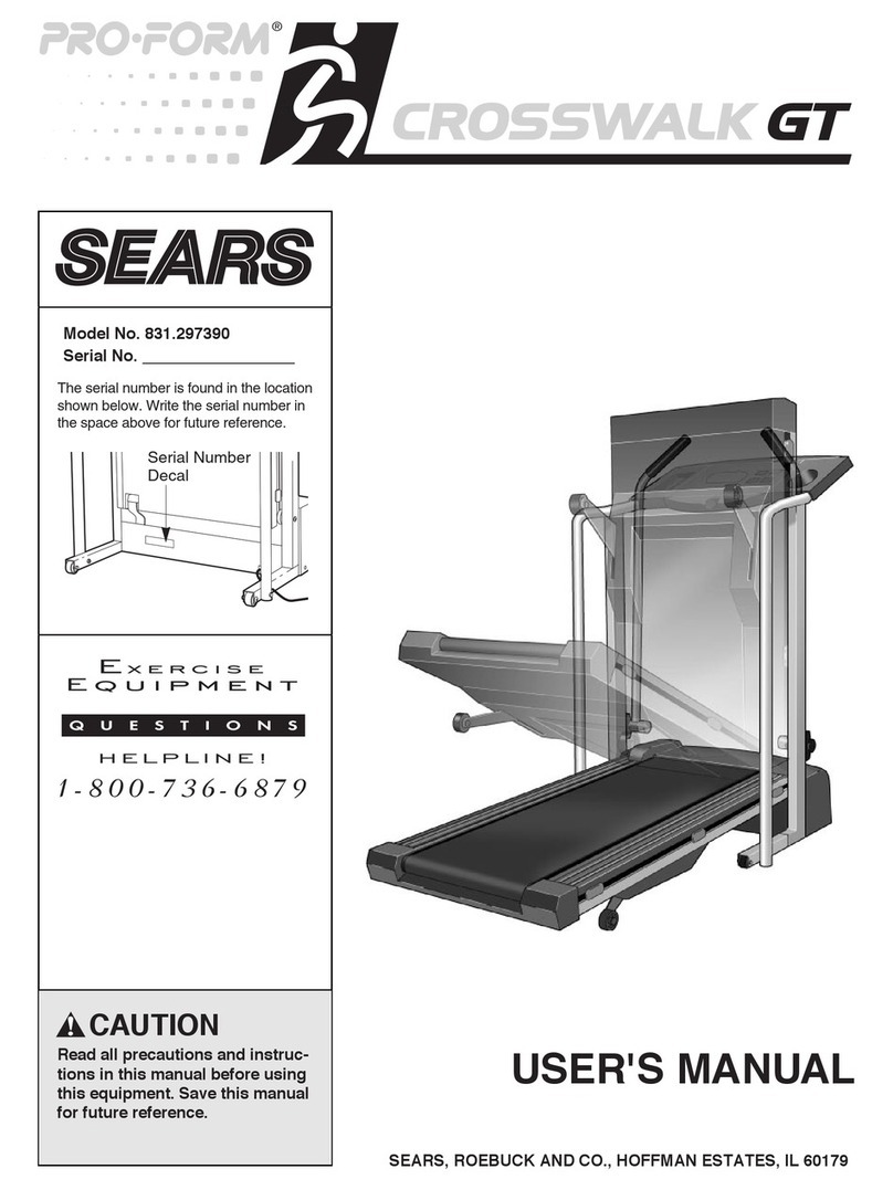 Pro-Form 831.297390 User manual