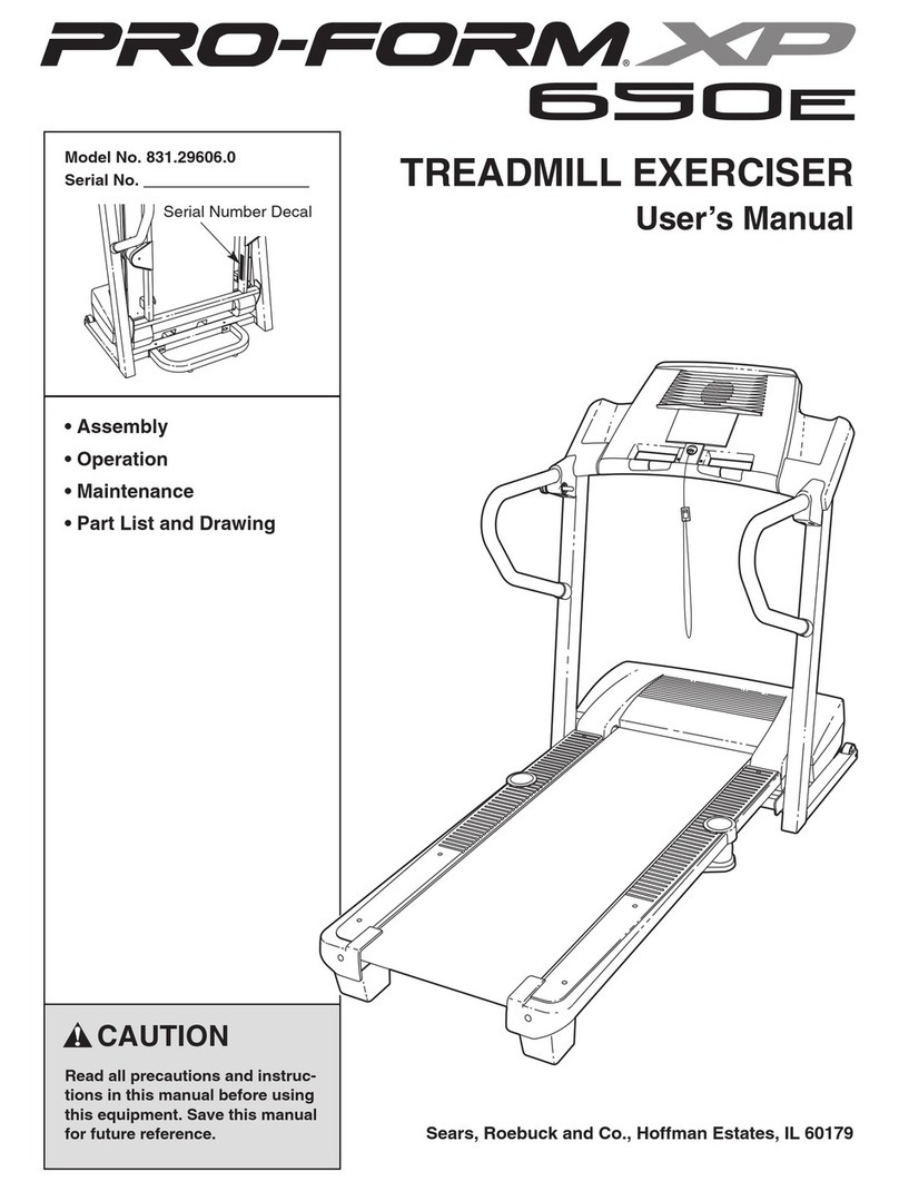 Pro-Form 831.29606.0 User manual