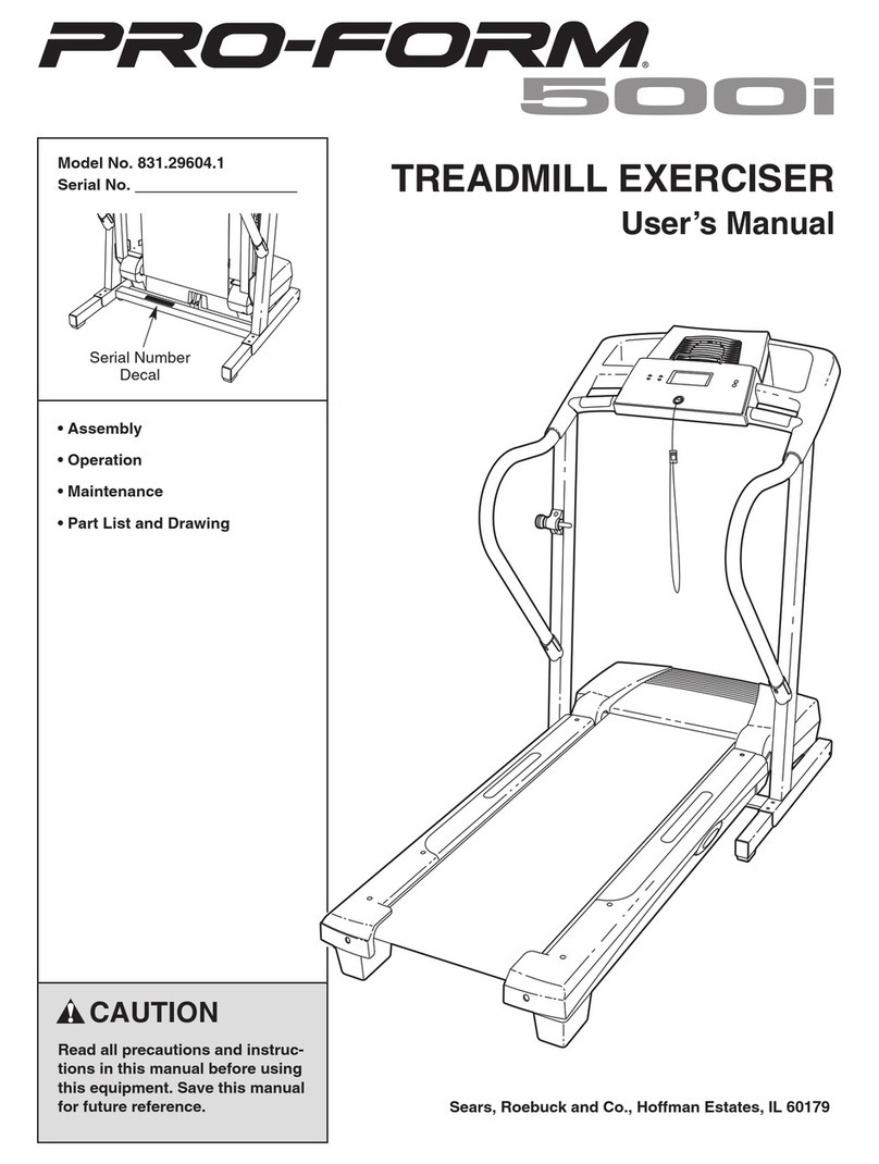 Pro-Form 831.29604.1 User manual