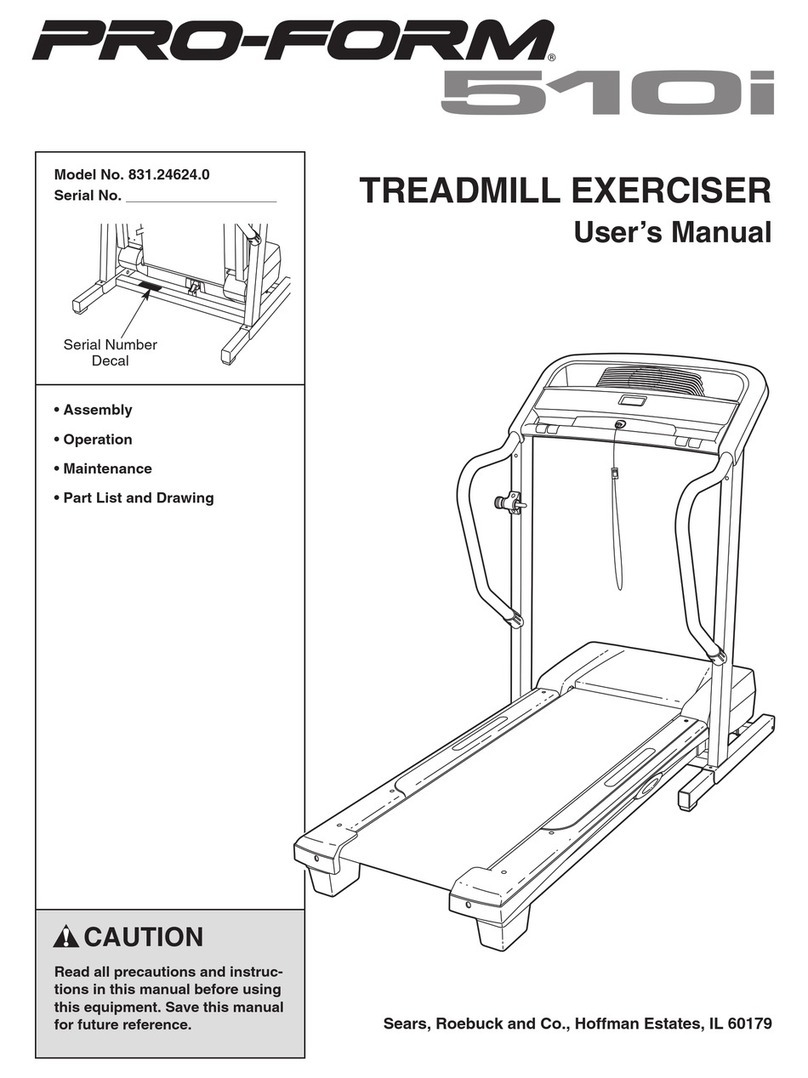 Pro-Form 831.24624.0 User manual
