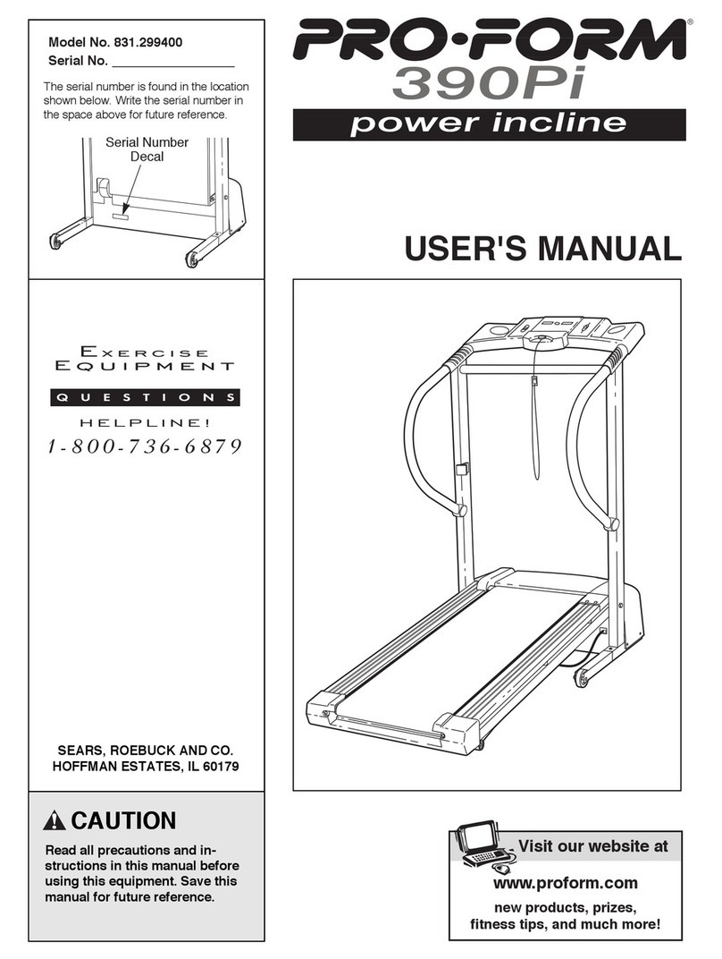 Pro-Form 831.299400 User manual