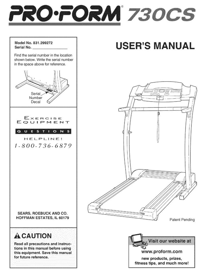 Pro-Form 831.299272 User manual
