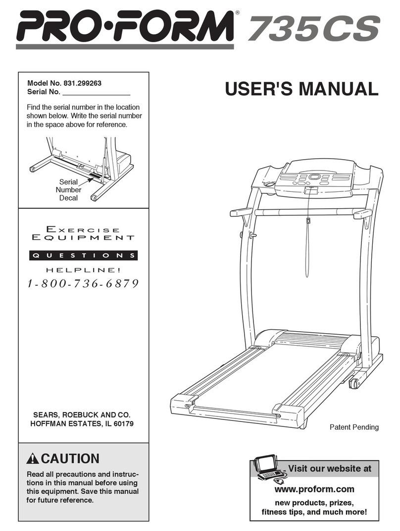 Pro-Form 831.299263 user manual