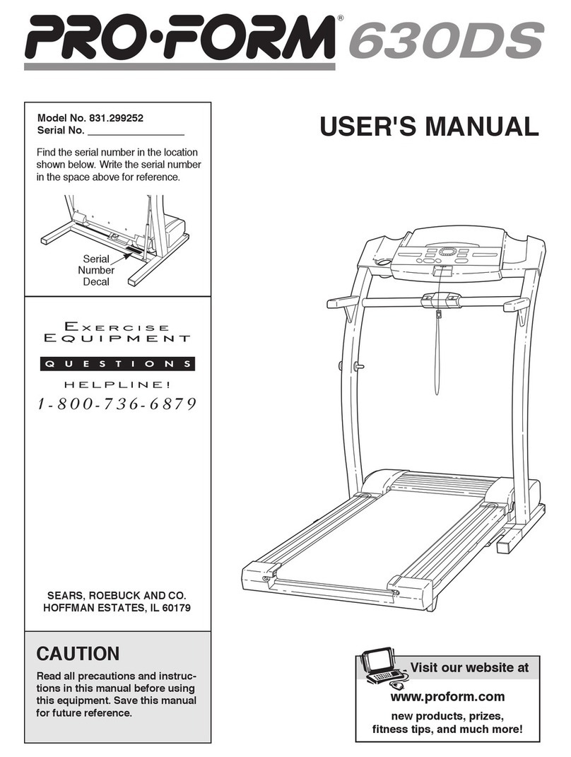 Pro-Form 831.299252 User manual