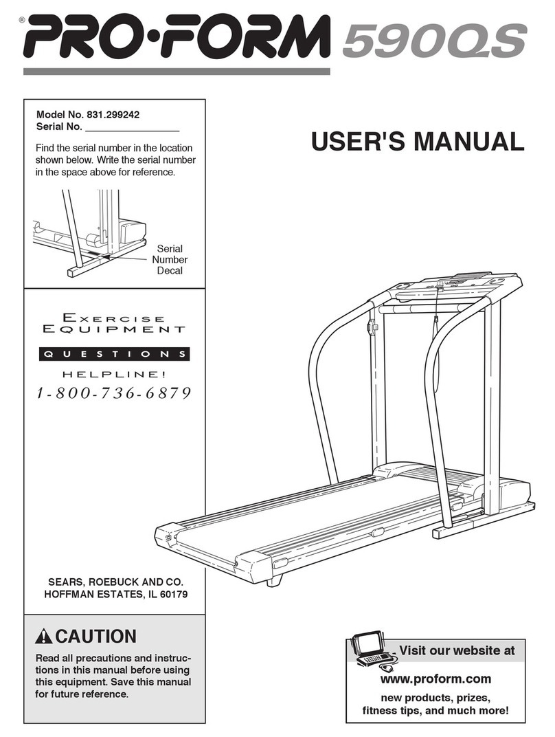 Pro-Form 831.299242 User manual