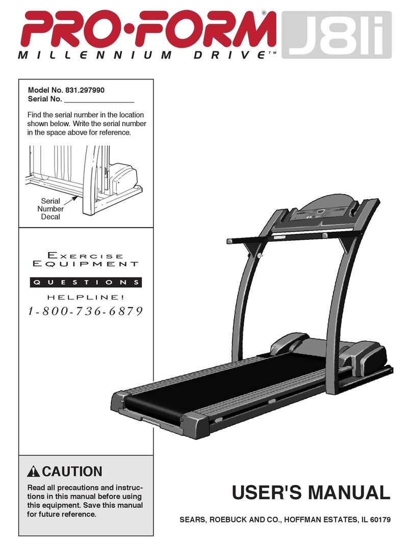 Pro-Form 831.297990 User manual Pro-Form 831.297990 User manual