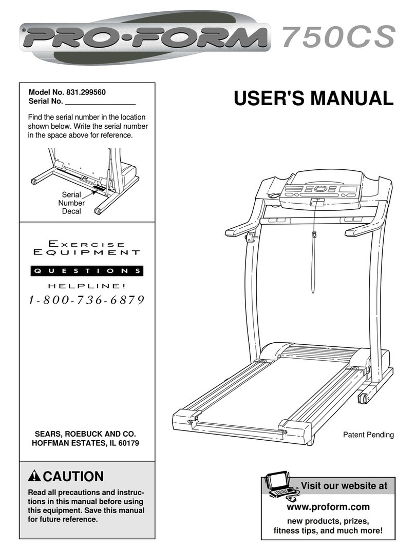 Pro-Form 831.299560 User manual