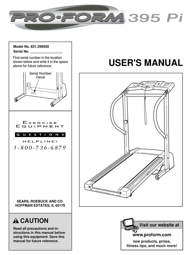 Pro-Form 831.299500 User manual