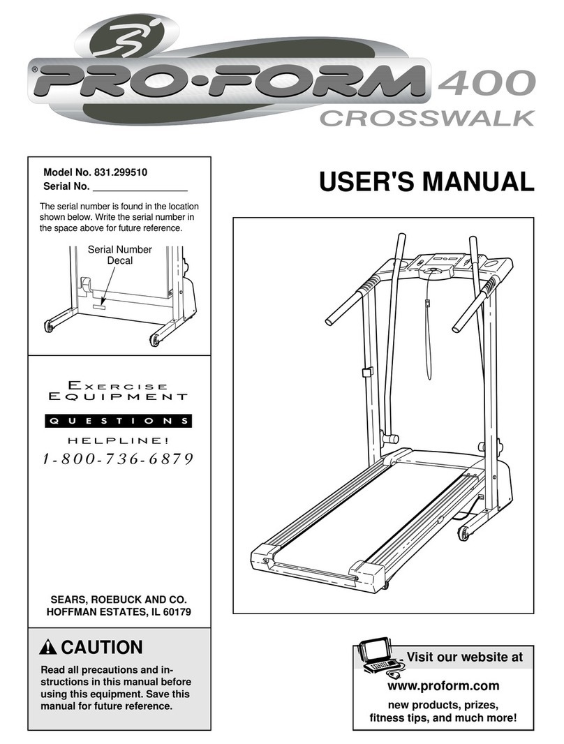 Pro-Form 831.299510 User manual