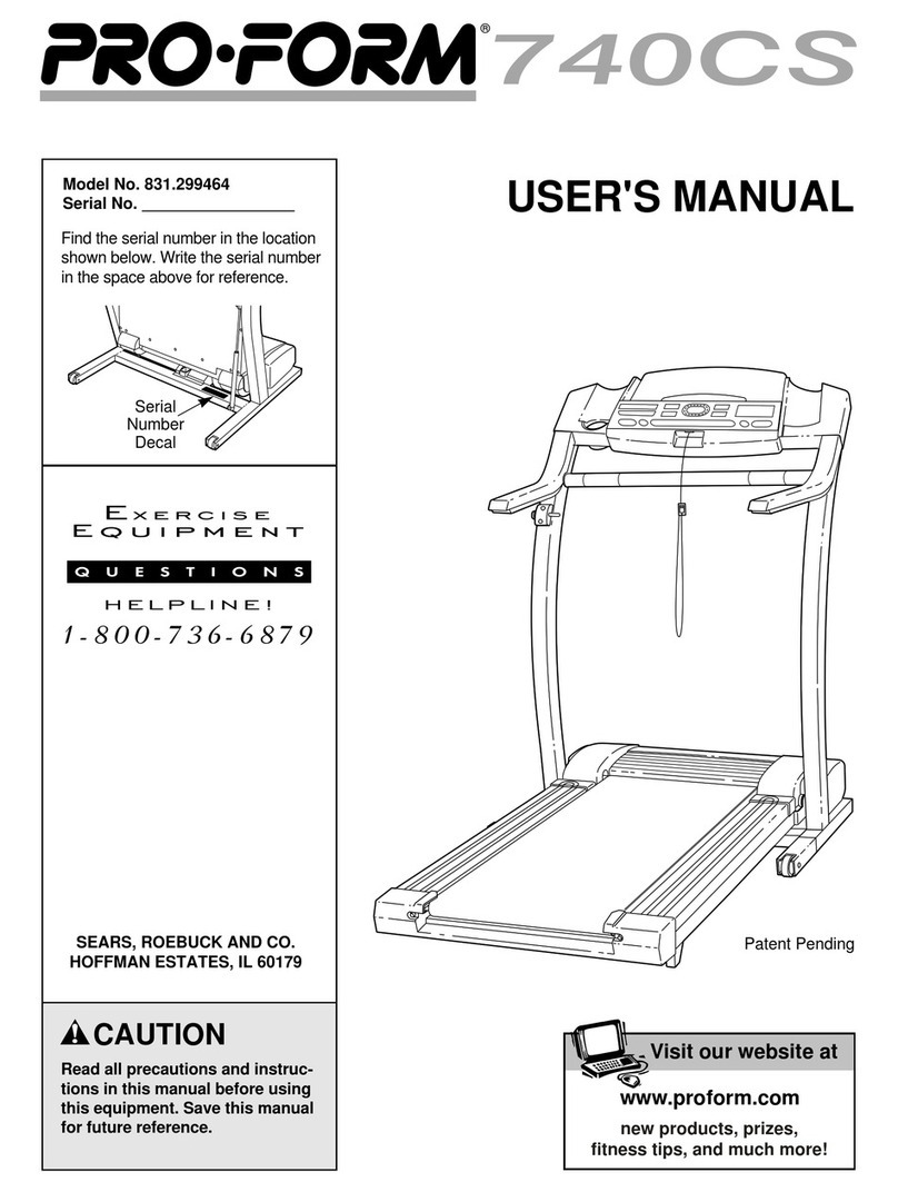 Pro-Form 831.299464 User manual