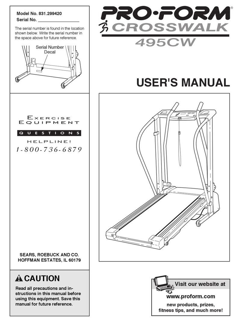 Pro-Form 831.299420 User manual