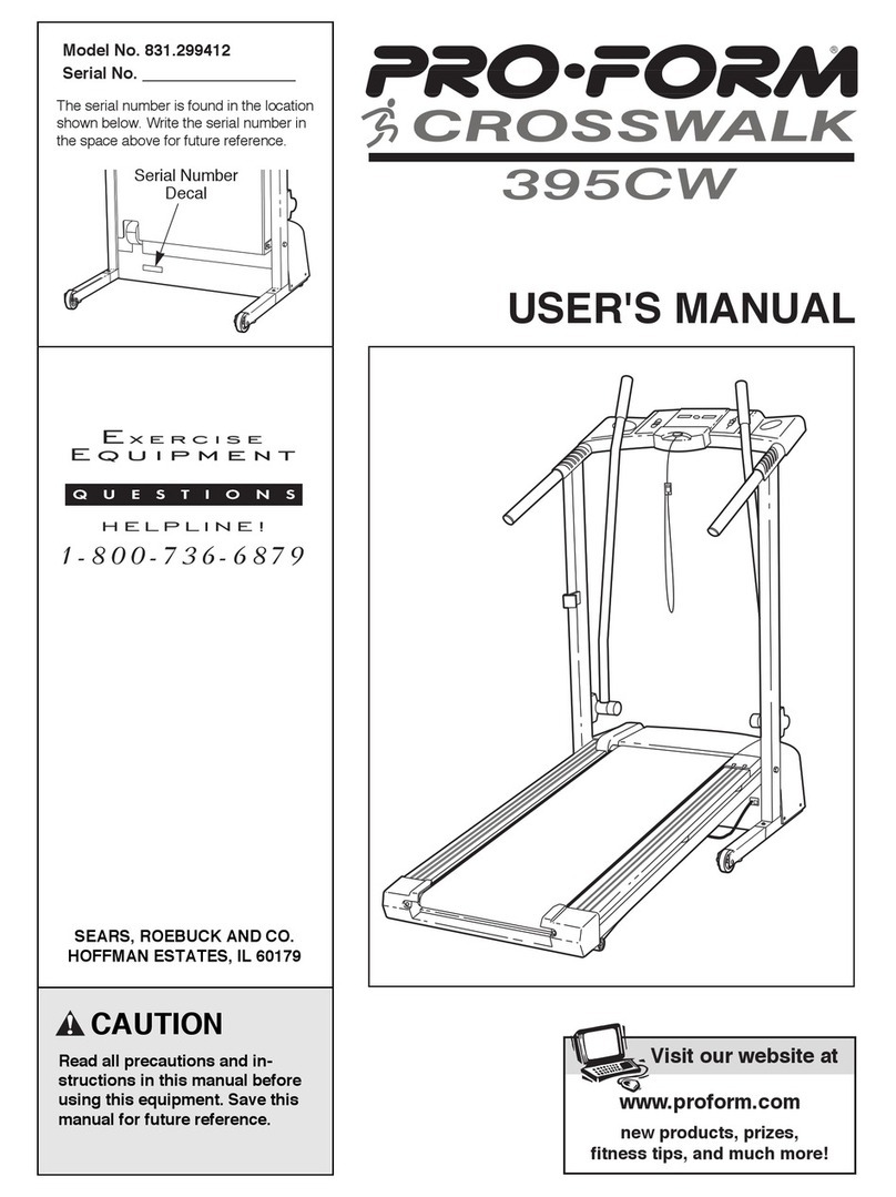 Pro-Form 831.299412 User manual