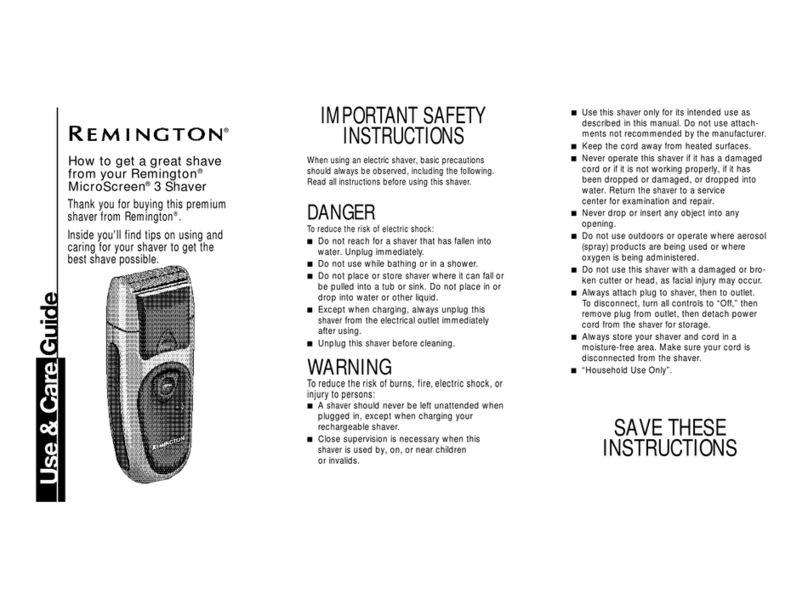 Remington TA-3070 User manual