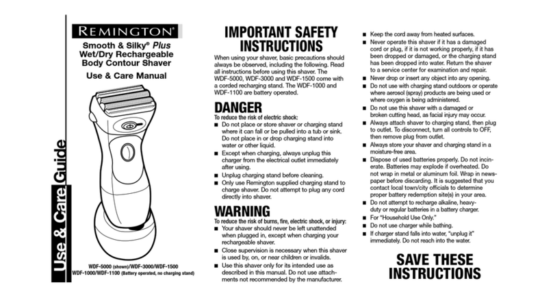 Remington WDF-1000 User manual