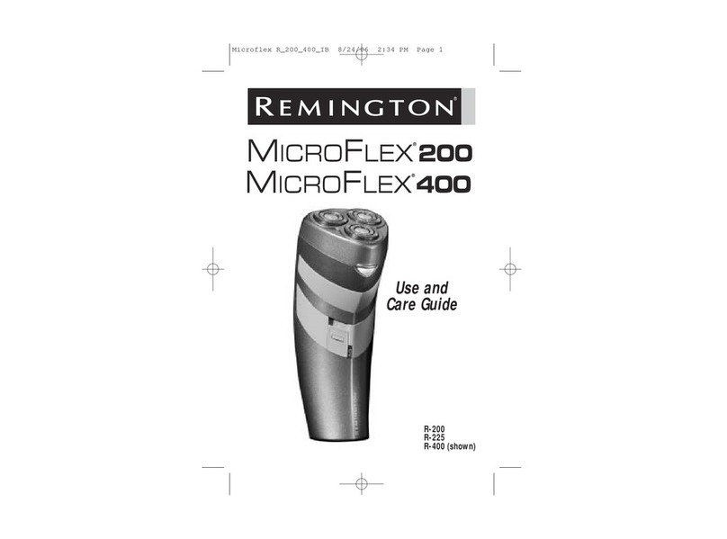 Remington Microflex R-200 Use and care guide