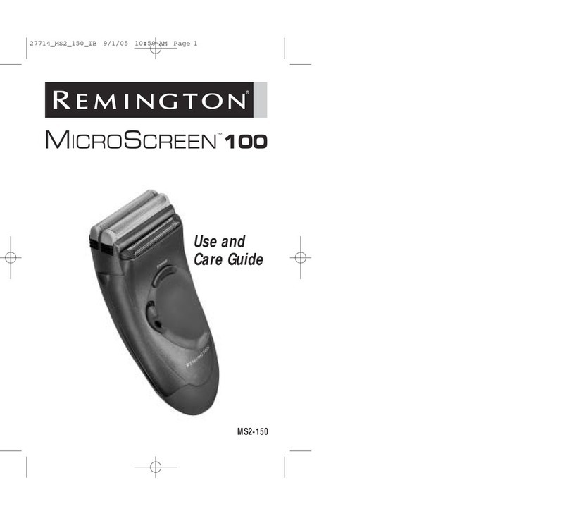 Remington MicroScreen 100 User manual