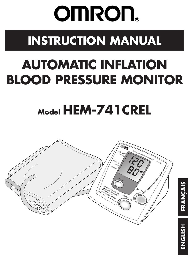 Omron ReliOn HEM-741CREL User manual Omron ReliOn HEM-741CREL User manual