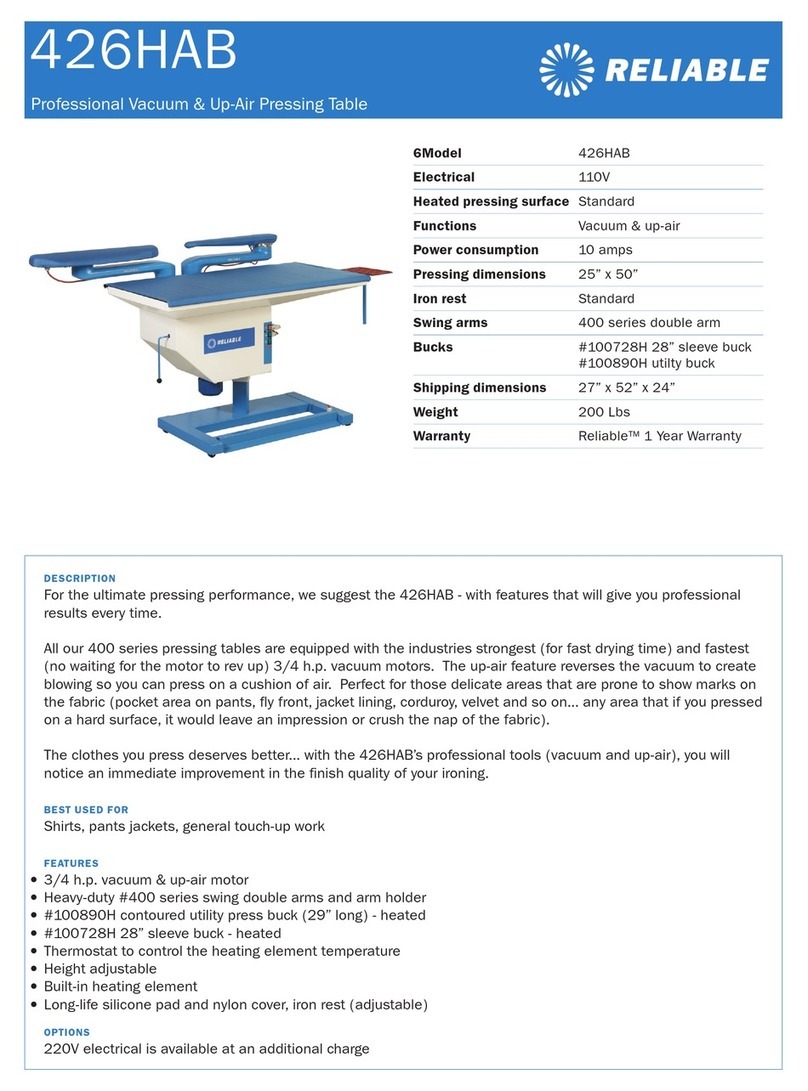 Reliable 426HAB Specifications