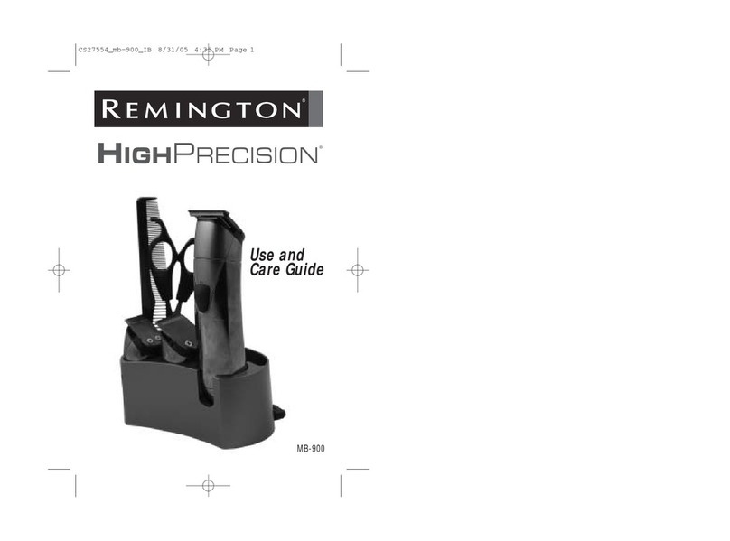 Remington HighPrecision MB-900 User manual