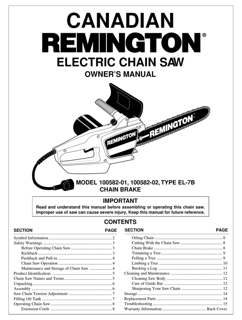 Remington 100582-01, 100582-02 User manual