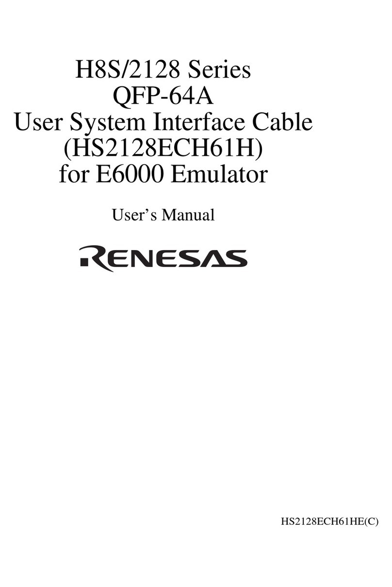 Renesas H8S/2128 Series User manual