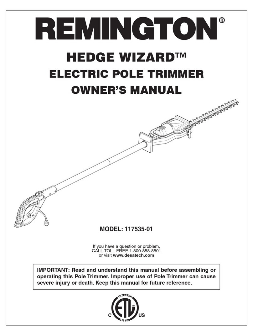 Remington 117535-01 owner's manual