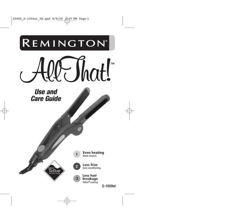 Remington All That S-1009at User manual