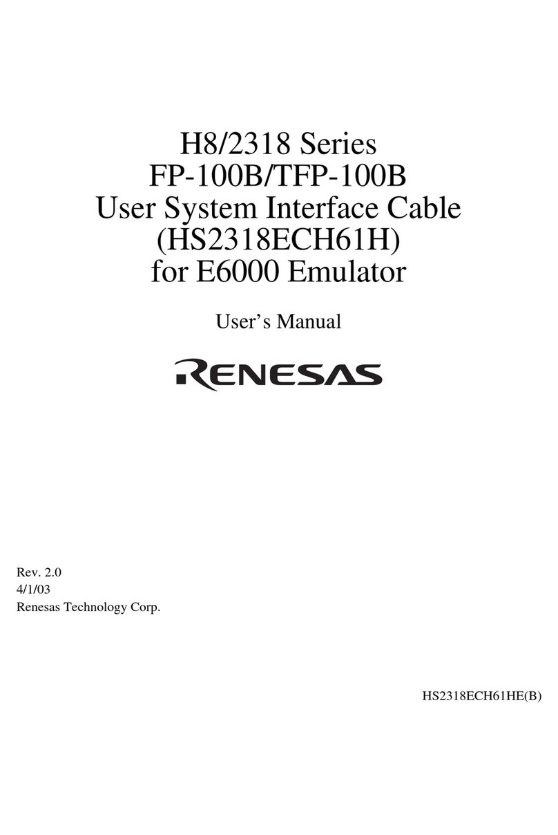 Renesas FP-100B User manual