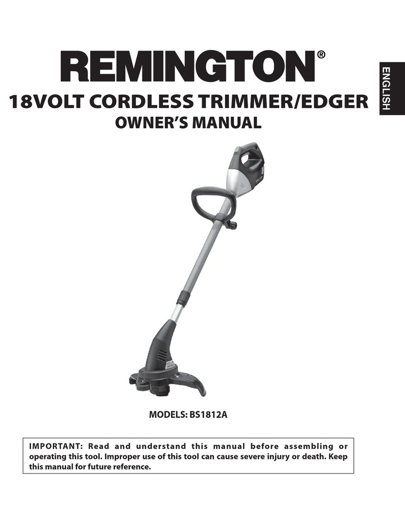 Remington BS1812A owner's manual