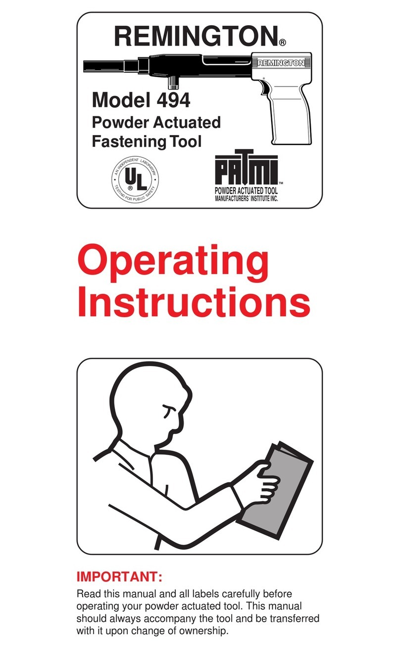 Remington 494 operating instructions