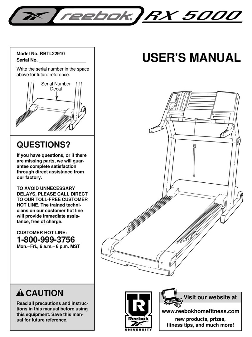 Reebok RBTL22910 User manual
