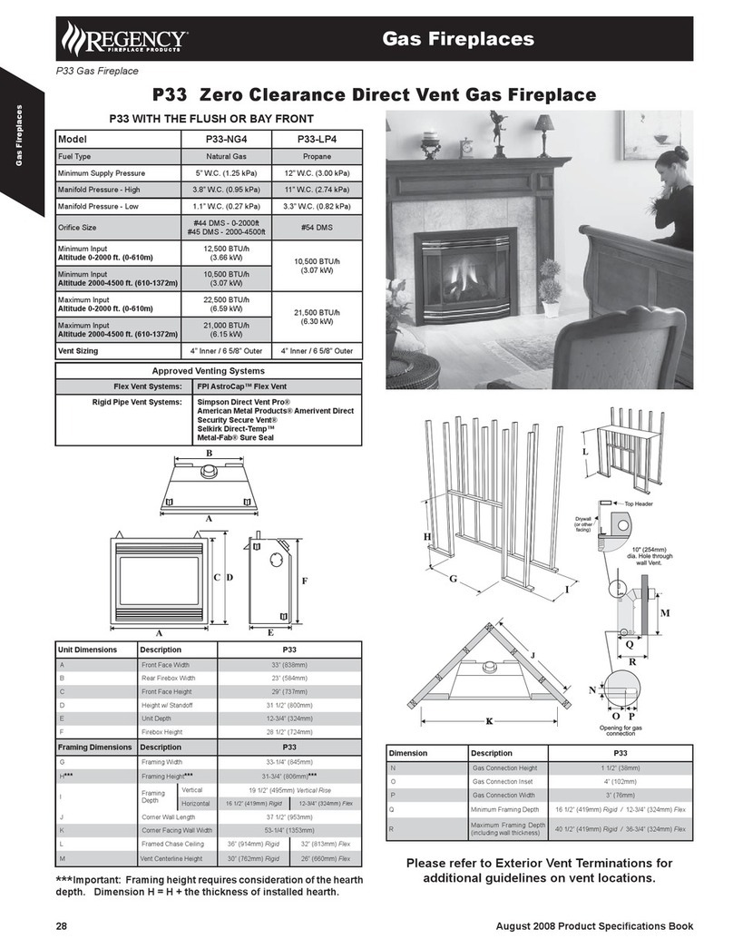 Regency 510-994 User manual