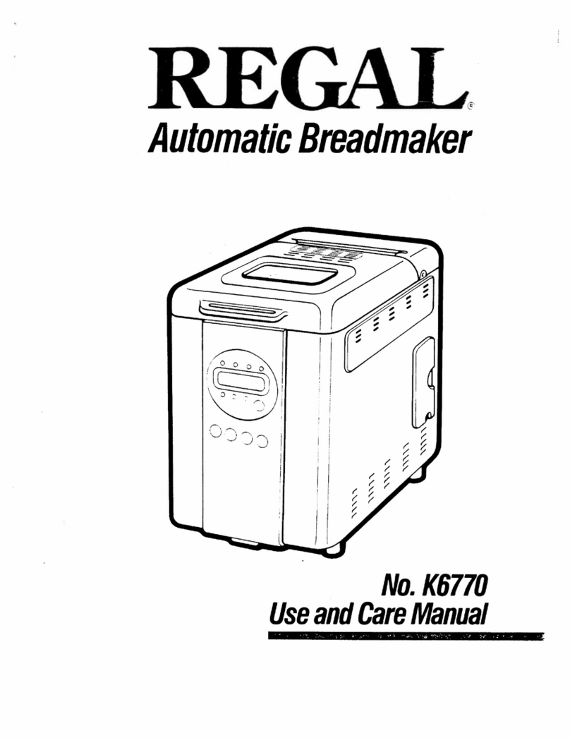 Regal k6770 use and care manual
