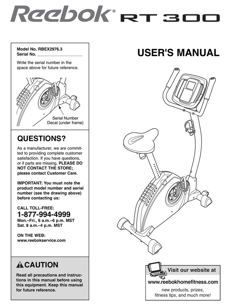 Reebok RT300 RBEX2976.3 user manual