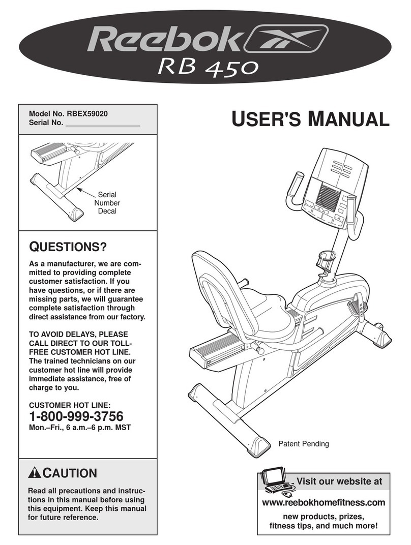 Reebok RBEX59020 user manual