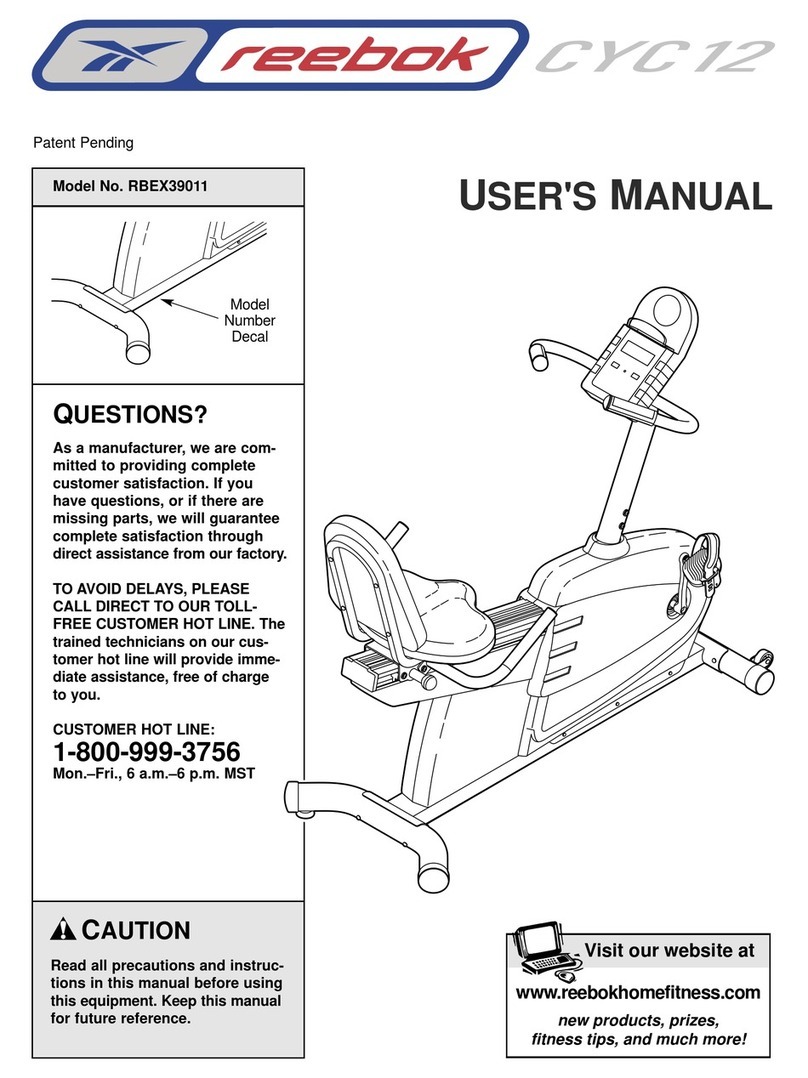 Reebok RBEX39011 user manual