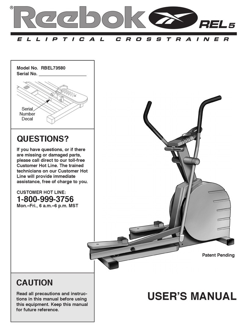Reebok RBEL73580 User manual