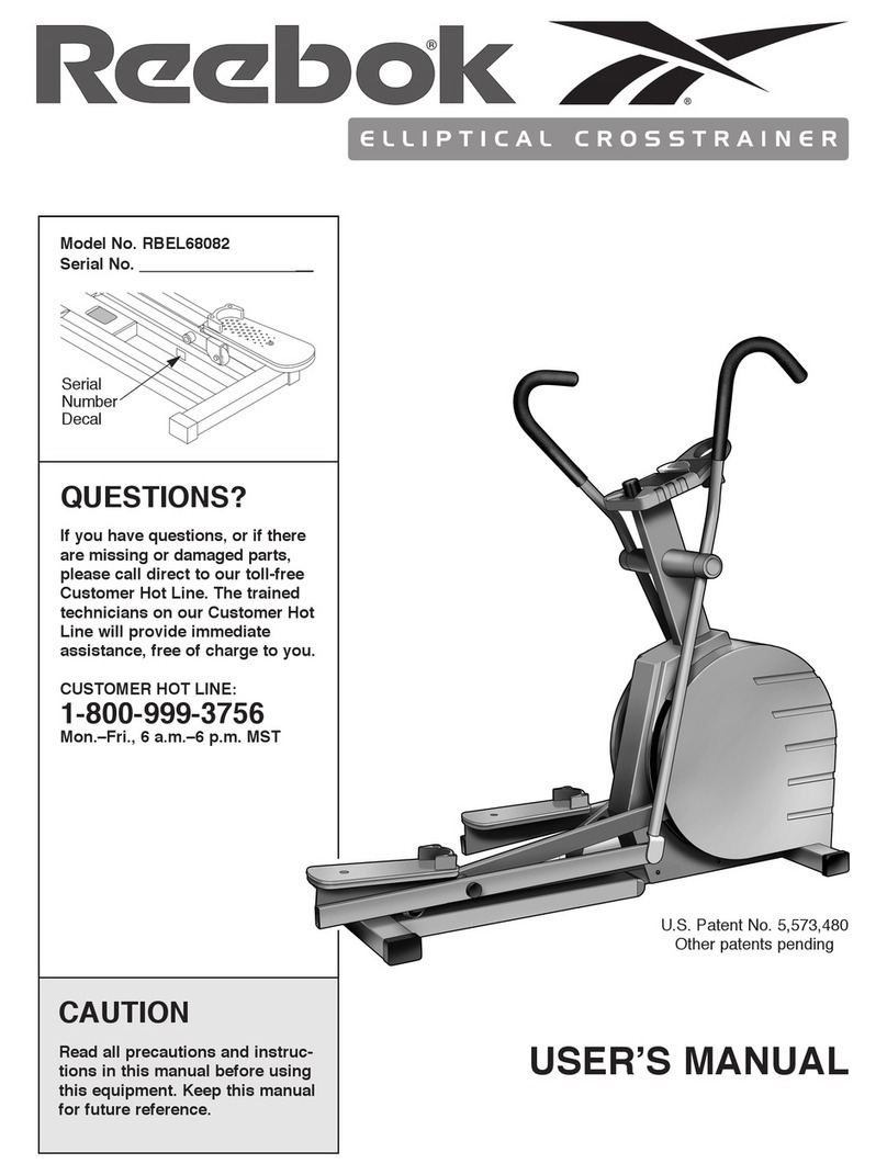 Reebok RBEL68082 User manual
