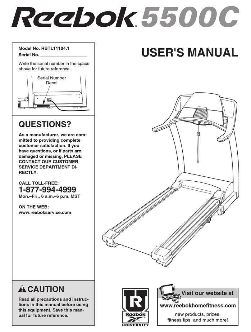 Reebok 5500C RBTL11104.1 User manual