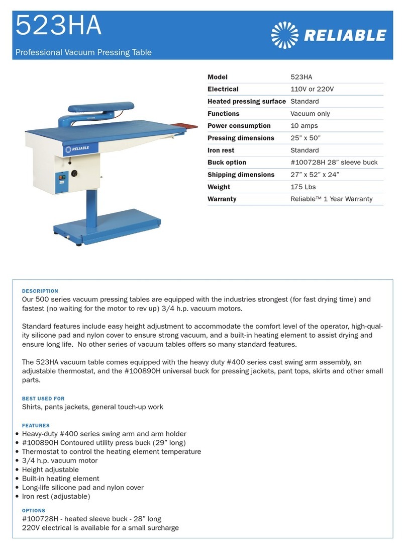 Reliable 523HA User manual