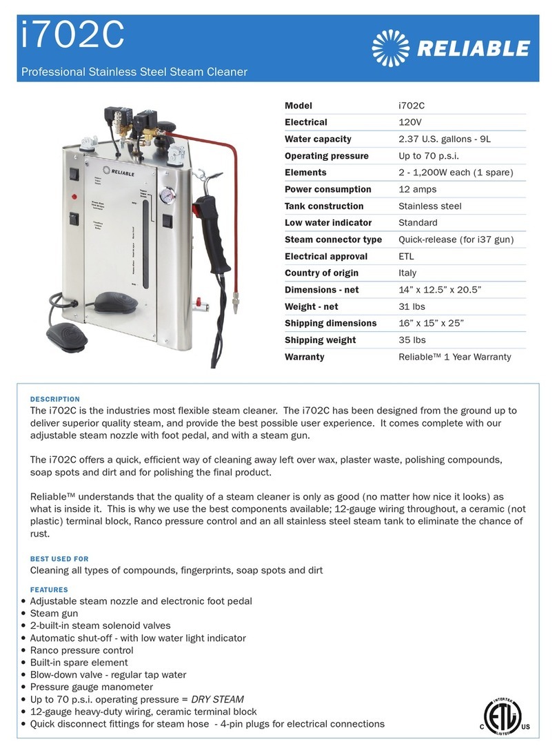 Reliable i702C Specification sheet