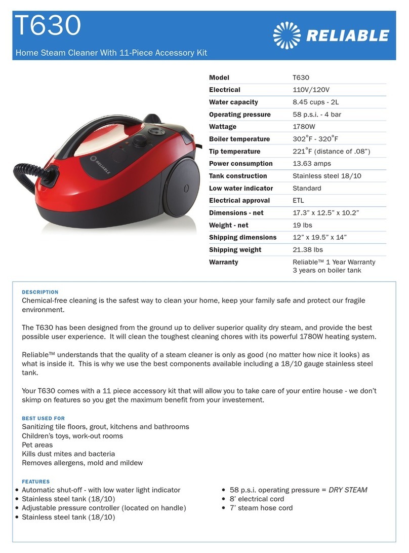 Reliable Enviromate T630 User manual