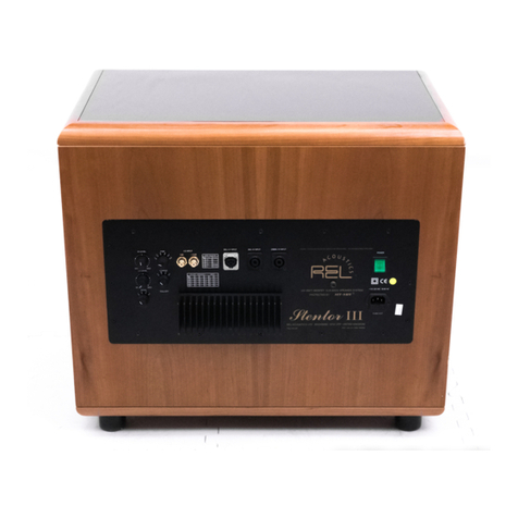 REL Acoustics Stentor III Specifications