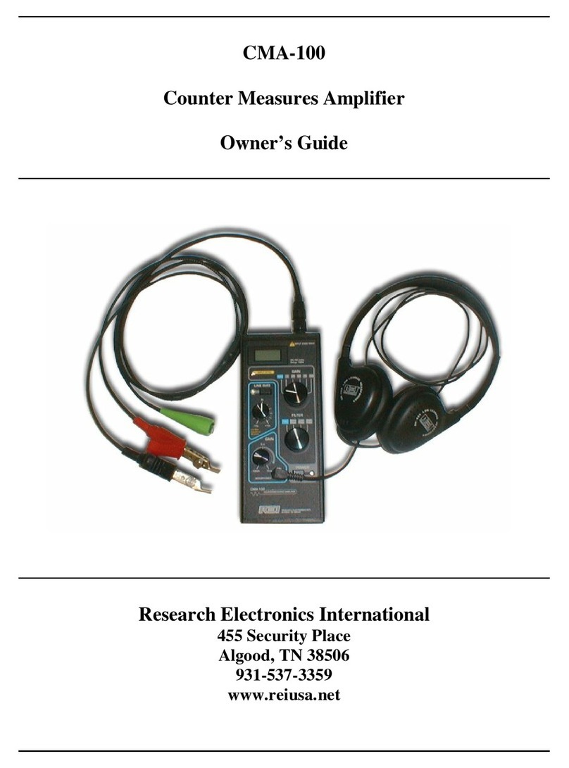REI CMA-100 User manual