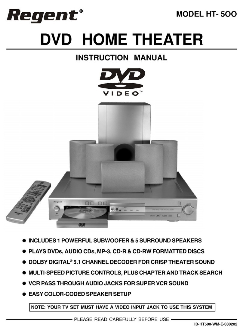 Regent HT- 5OO User manual
