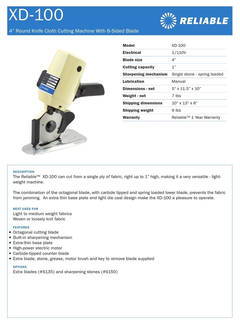 Reliable XD-100 User manual